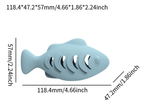 2 Fish Shape Cat Toys Cat Toy Food Dispenser Feeder Food