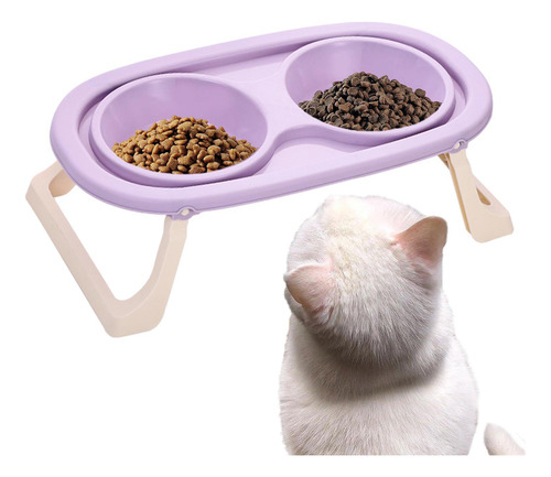 Cuenco De Agua Y Comida Para Gatos Cuenco Doble Para Gatos P