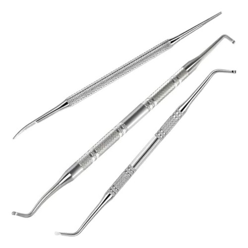 3pcs Herramienta Para Uñas Encarnadas Lima Uñas Del Pie