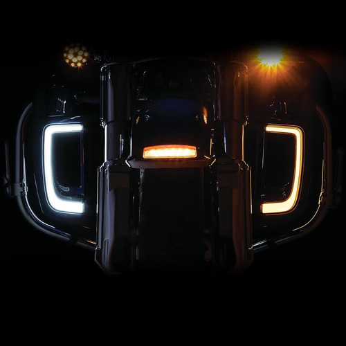 Parrillas Inferiores De Carenado De Motocicleta Luz Led...