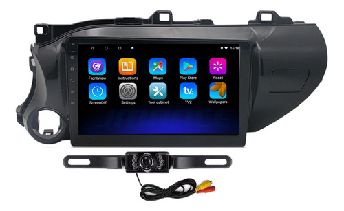 Estereo Android Toyota Hilux 16-21 Wifi + Camara Portaplaca