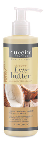 Lyte Butter Coconut & White Ginger 8 Oz