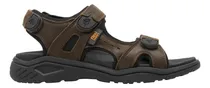 Comprar Sandalias Flexi Hombre Café Ajuste Velcro Para Caballero