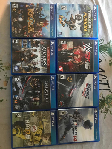 Juegos Ps4 Variados. En Excelente Estado.