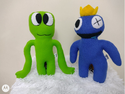 Peluche Blue Rainbown Friends Blue, Green 