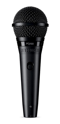 Microfone Shure Dinâmico Para Voz E Instrumentos Pga58-lc