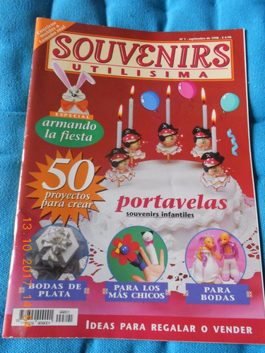Revista Fasciculo N° 1 Souvenirs Utilisima - Sep.1998 Molde