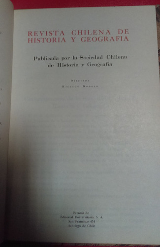 Revista Chilena De Historia Y Geografía N.º 130 