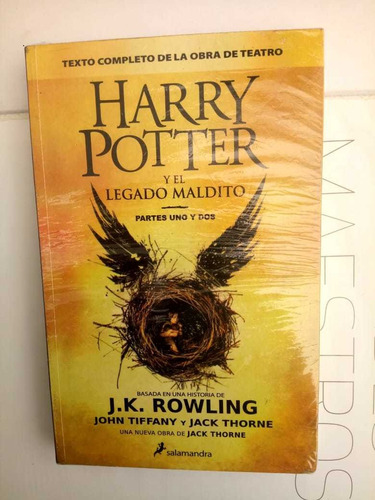 Harry Potter Y El Legado Maldito J.k Rowling