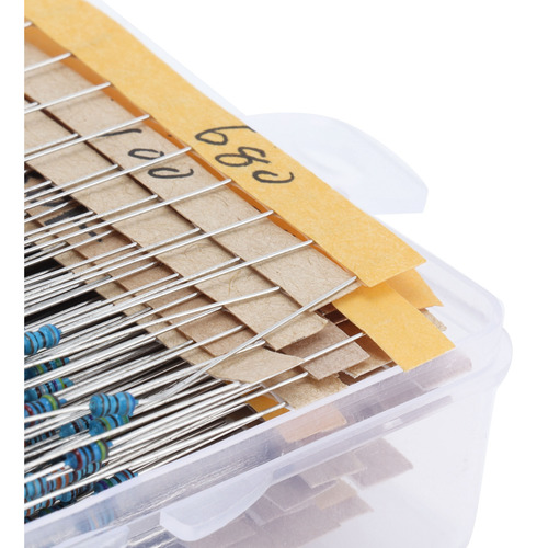 Resistor De Bricolaje, 640 Piezas, 64 Valores, 1%, Película