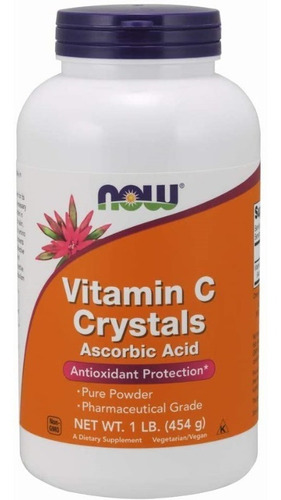 Now Vitamina C Polvo 454 G Antioxidantes