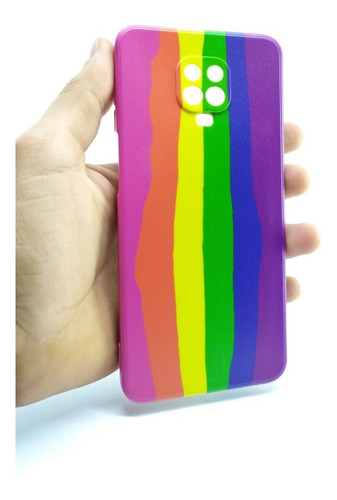 Xiaomi redmi note 8 pro Rainbow de vidrio arco iris case ombre funda para móvil