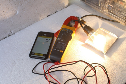 Alicate Amperímetro Digi. Fluke 374 Fc True Rms Espelha Tel (Usado)