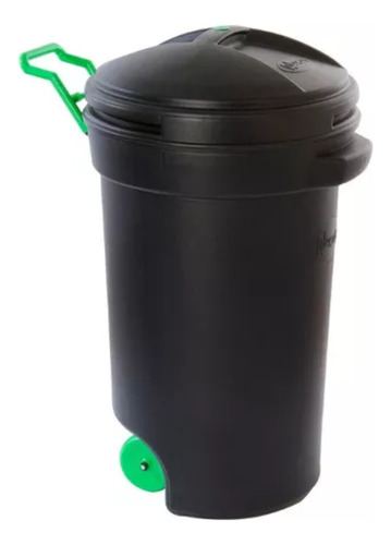 Basurero Contenedor Tacho Redondo Con Rueda 125 Litros Wco
