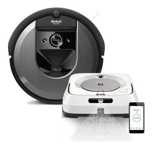 Aspiradora Robot Irobot Roomba I7+ Brava Jet M6 Combo Oferta