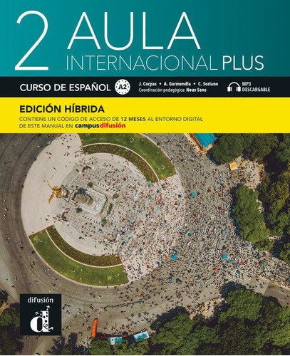 Aula Int. Plus 2 Ed.hibrida L. Del Alumno, De Corpas, Jaime. Editorial Difusion Centro De Investigacion Y Publicaciones D, Tapa Blanda En Español