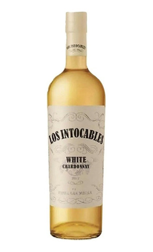 Vino Blanco Los Intocables Chardonnay 750ml Puro Escabio
