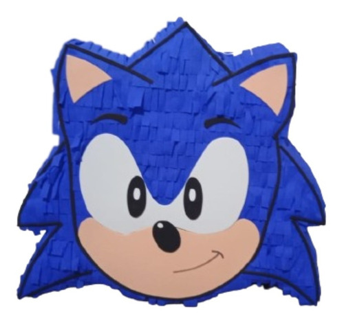 Piñata Cara Sonic Piñatas Sonic