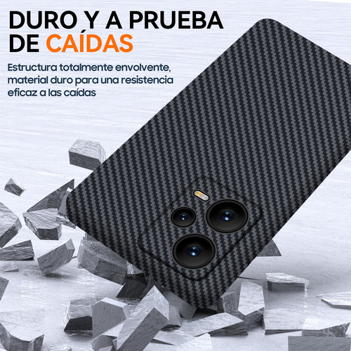Funda Fibra Carbono Skin Feel Para Redmi Note 12 Pro 5g