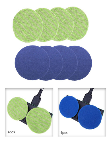 8 Piece Floor Scrubber Pads 6.5 Inch For Floor Cleaning