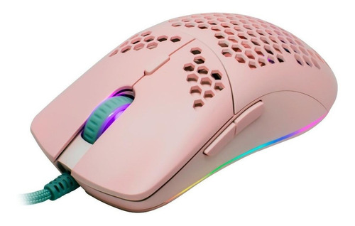 Mouse gamer de juego Game Factor  MOG601 rosa