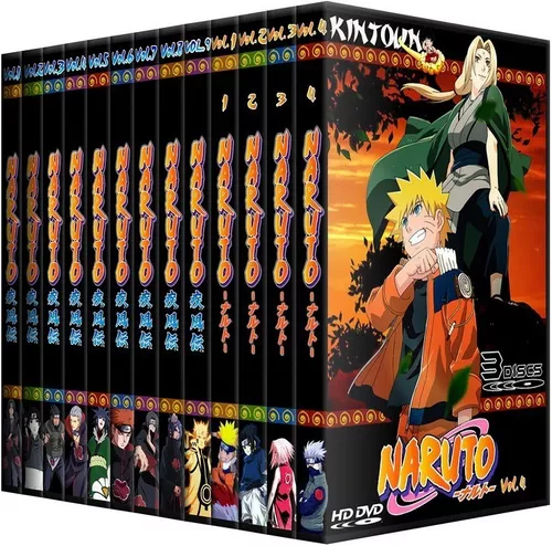 Dvd naruto shippuden completo