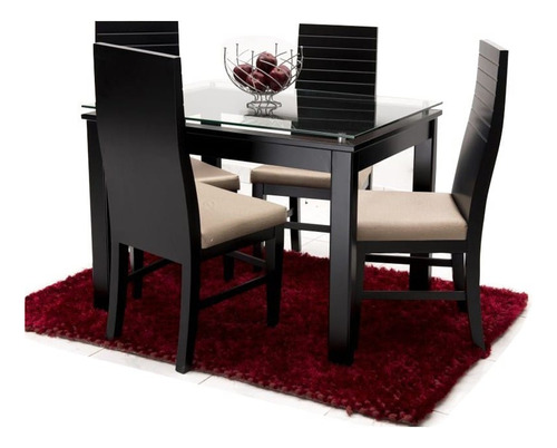 Hys Comedor + 4 Sillas Rochelle