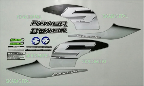 Kit Completo De Calcomanías  Boxer S 2022