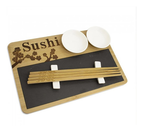 Set Sushi Akashi Bamboo 10 Piezas Cerámica 92681 Bazarnet. P