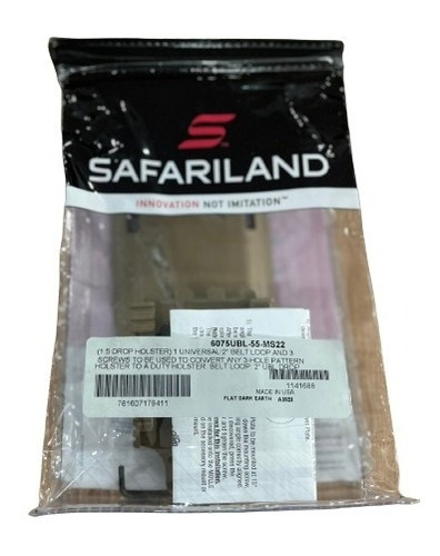 Plataforma De Cinto Low-ride Safariland - Ms22 - Fde