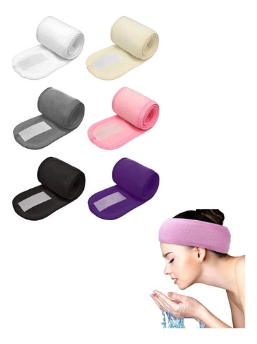 6 Piezas Diadema Spa Diadema Para Maquillaje Diadema Facial