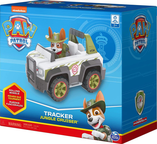 Nuevo Vehículo Coleccionable Paw Patrol Trackers Jungle