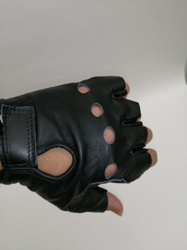 Guantes Para Bicicleta O Gimnasio 100% Cuero Genuino. 