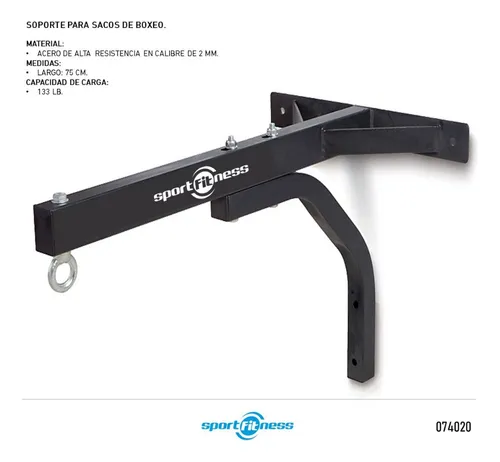 Soporte De Pared Para Saco O Bolsa De Boxeo Lot Fitness Gym