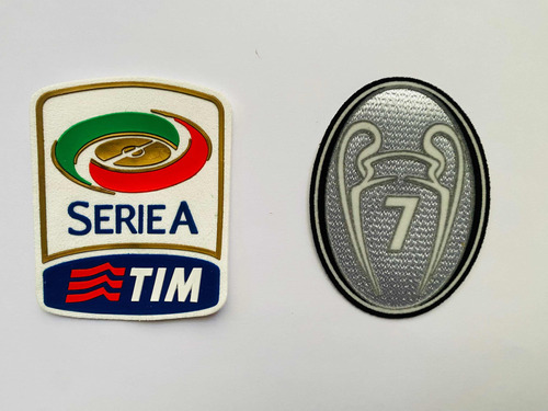 Set De Dos Parches Fútbol Milan 2011 2015 Serie A