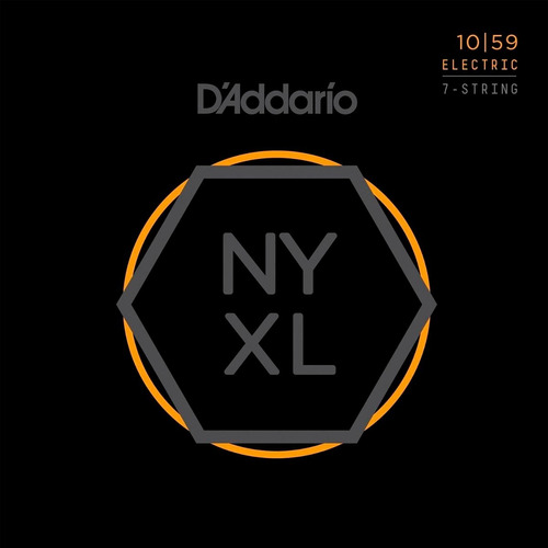 Daddario Nyxl1059 Juego Cuerdas P/ Guitarra 7 Cuerdas 10-59
