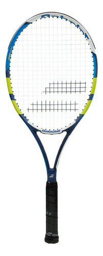 Raqueta Tenis Babolat Pulsion 102 Grafito Encordado 270g + Funda Color Azul/verde Tamaño Del Grip 4 3/8