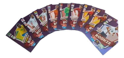 Cartas Adrenalyn Qatar 2022 Rookie Set Completo