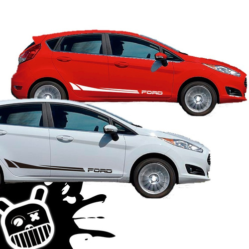 Calco, Ploteo Decorativo Lateral Shark 2 Ford Ka !