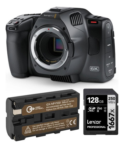 Camara Cine Bolsillo 6k Pro Tarjeta Memoria Sdxc 128 Gb Ion