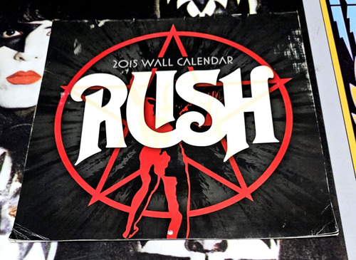 Rush Calendario 2015 Importado Original Exc Envíos 