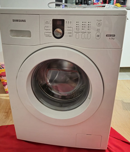 Lavarropas Automático Samsung Usado En Excelente Estado Blanco