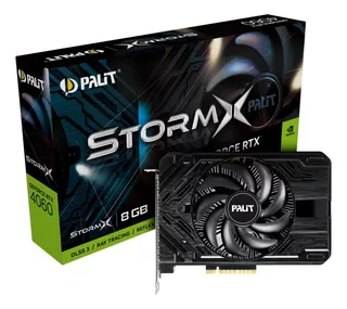 Placa De Video Palit Geforce Rtx 4060 Stormx 8 Gb Gddr6