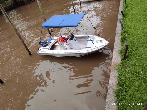 Lancha Bahamas 400 + Yamaha 15hp 2t Como Nueva Oportunidad