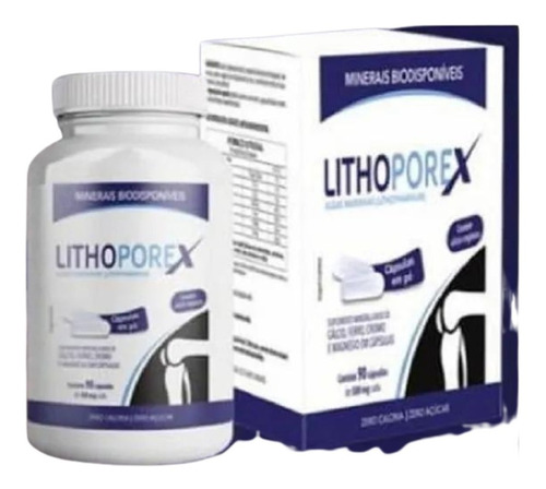 Lithoporex - Cálcio, Ferro, Magnésio, Molibdênio, Cromo E Si