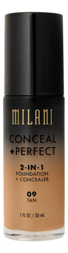 Base 2-in-1 Conceal+perfect 09 Tan 30ml - Milani