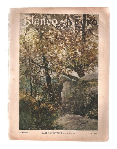 Revista Blanco  Y Negro Nº 443 - 1899