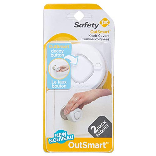 Cubiertas De Pomo Outsmart, Paquete De 2, Blanco