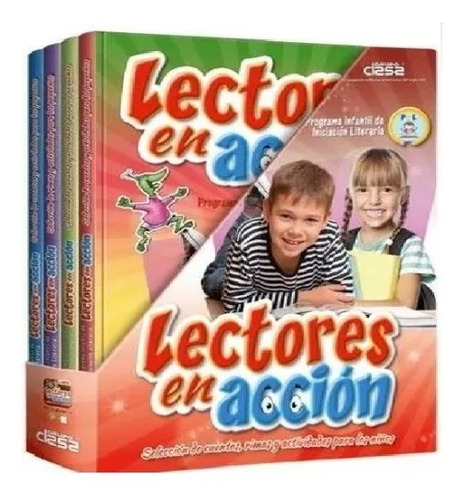 Colección 4 Libros De Cuentos Lectores En Acción - Clasa