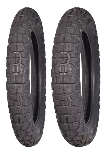 Par Pneu De Moto 2.75-18 + 90/90-18 Pirelli City Cross